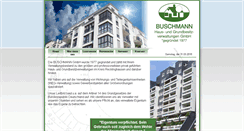 Desktop Screenshot of buschmann-gmbh.de